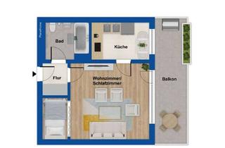 Wohnung mieten in Gustav-Mahler-Weg, 85598 Baldham, Charmante 1,5-Zimmer Wohnung mit Balkon in Baldham (Vaterstetten)