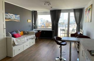 Wohnung mieten in Daphnestraße 32, 81925 Bogenhausen, Möblierte 1 Zi. Dachgeschoss Wohnung, TG, Schwimmbad in München, Bogenhausen ab 01.06