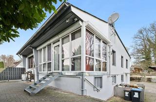 Haus kaufen in 45770 Marl, Wohnen und Arbeiten auf einem Grundstück – vielseitige Immobilie mit Hallenflächen