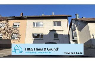 Haus kaufen in 76356 Weingarten, KOMPLETT FREI! Zweifamilienhaus mit Ausbaupotential im DG und Garten zentral in Weingarten!