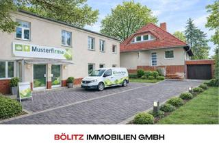 Gewerbeimmobilie kaufen in 12355 Rudow, Ideal für Wohnen & Beruf: 181m² großes EFH mit Pool + 235m² Arbeitsfläche im NG auf 1167m² in Rudow