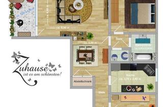 Wohnung mieten in Rentforter Straße 52, 45964 Gladbeck, Schöne, helle u. geräumige 3,5-Zimmerwohnung mit modernem Grundriss und großem Balkon - im 3.OG -