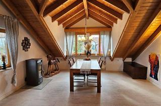 Wohnung kaufen in 64658 Fürth, Helle Traum-Maisonette 3,5 Zi. - 4 versetzte Ebenen, Kamin, PV-Anlage & Weitblick!