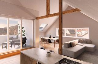 Wohnung kaufen in 77781 Biberach, Wohnen mit 131,8m² auf einer Ebene mit Blick von der Dachterrasse über die Dächer von Biberach