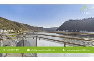 Haus kaufen in 56346 St. Goarshausen, Charmantes Stadthaus mit Rheinblick, Balkon und Garage im Herzen von Sankt Goarshausen