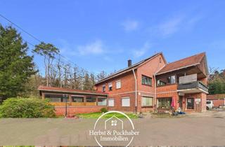 Haus kaufen in 27628 Bramstedt, Historisches Ensemble mit Vermietung, Gewerbe und Ausbaupotenzial – laufende Einnahmen inklusive