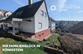 Haus kaufen in 61462 Königstein, Familientraum mit Fernblick: Freistehendes Haus mit Garten & viel Potenzial in Königstein
