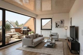 Wohnung mieten in 44319 Dortmund, Lichtdurchflutetes Wohnglück: Renovierte 2-Zimmer-DG-Wohnung mit großem Balkon