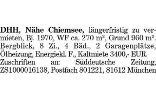 Haus mieten in 83209 Prien, DHH, Nähe Chiemsee