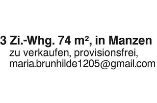 Wohnung kaufen in 73037 Göppingen, 3 Zi.-Whg, 74 m2, in Manzen