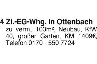 Wohnung mieten in 73102 Birenbach, 4 Zi.-EG-Whg. in Ottenbach