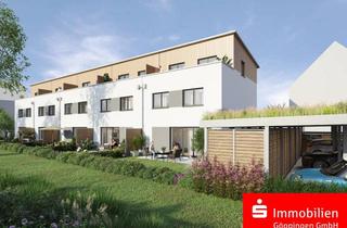 Reihenhaus kaufen in 73087 Bad Boll, Zentral Wohnen - Nachhaltig Leben: Neubau-Reihenhäuser in Bad Boll!