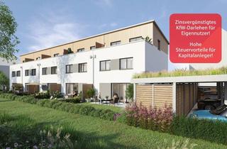Reihenhaus kaufen in 73087 Bad Boll, Zentral Wohnen - Nachhaltig Leben: Neubau-Reihenhäuser in Bad Boll!