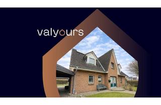 Haus kaufen in 24576 Bad Bramstedt, Großzügiges Friesenhaus - schöner Garten - Kamin - Doppelcarport - PV mit Wallbox - Terrassendach