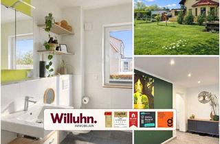 Doppelhaushälfte kaufen in 04821 Brandis, Brandis - 2019 teilsaniert! Teilw. Fußbodenheizung | Tageslichtbad + WC | Einbauküche | Garage