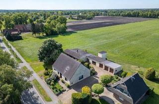 Haus kaufen in 28879 Grasberg, Grasberg / Huxfeld - Wohnhaus & Werkstatt in schöner Außenbereichslage