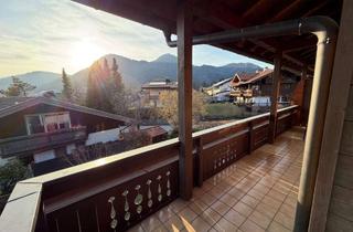 Wohnung kaufen in 83324 Ruhpolding, Schöne helle ca. 70qm Wohnung mit großem Balkon, toller Aussicht, Keller, Garage und 2 Stellplätzen