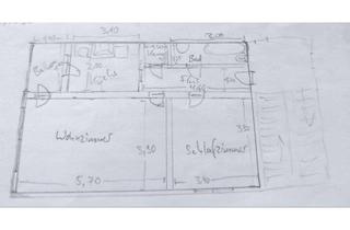 Wohnung mieten in Rolandstraße 11, 28199 Alte Neustadt, 2-Zimmer Wohnung im 3. OG mit Balkon in Bremen Alte Neustadt