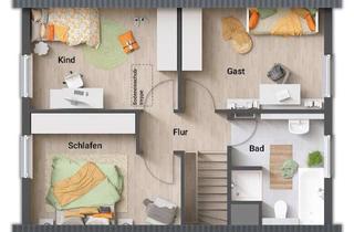 Einfamilienhaus kaufen in 27442 Gnarrenburg, Neubauprojekt in Seeburg: Familientraum Flair 110 auf 107 m²