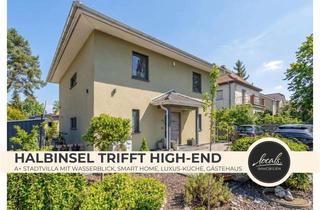 Villa kaufen in 12527 Schmöckwitz, Halbinsel-Geheimtipp: A+ Stadtvilla, Smart Home, Luxus-Küche, Gästehaus, 2 Stellplätze + Wallbox