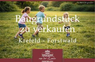 Grundstück zu kaufen in 47804 Forstwald, Krefeld - Forstwald: Baugrundstück mit großem Baufenster – Der perfekte Platz für Ihr neues Zuhause