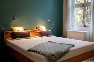 Immobilie mieten in Taubenkopf, 63457 Hanau, Möbliertes Appartement. Altbaustil mit hohen Decken. Park und Parkplatz vor der Tür