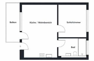 Wohnung kaufen in 90556 Cadolzburg, Cadolzburg - 2-Zimmer Wohnung inkl. Balkon, Stellplatz, EBK