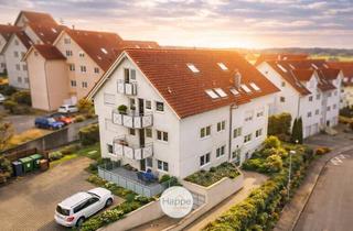 Wohnung kaufen in 74676 Niedernhall, Gemütliche 3-Zimmer-Wohnung mit großem Balkon und Blick ins Kochertal