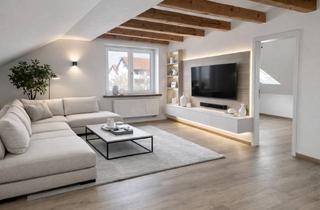 Wohnung mieten in Pfalzstraße, 87616 Marktoberdorf, Erstbezug: Moderne Dachgeschosswohnung mit Sichtdachstuhl & Einbauküche