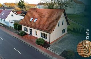 Einfamilienhaus kaufen in 39629 Bismark, Gewerbe heute, Wohnen morgen – Zahnarztpraxis mit Entwicklungspotenzial zum Einfamilienhaus.