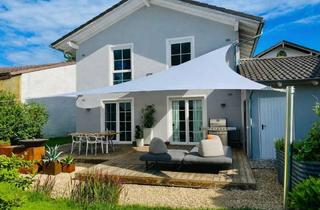 Haus mieten in 83026 Happing, Modernes Einfamilienhaus mit Kamin, Designküche auf sonnigem Grundstück mit Bergblick