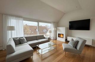 Penthouse kaufen in 86167 Lechhausen, Neubau-Penthouse auf Bestand – luxuriöses Wohnen mit Kamin & Solarpaket