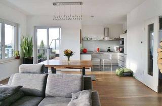 Penthouse kaufen in Pufendorfstraße 6a, 10249 Friedrichshain, Luxuriöses Penthouse mit 3 Zimmern und Dachterrasse am Volkspark in Berlin-Friedrichshain