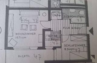 Wohnung kaufen in Am Mühlenberge, 38300 Wolfenbüttel, Helle 2-Zimmer Wohnung im 7. OG mit Balkon in Wolfenbüttel