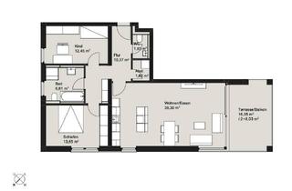 Wohnung mieten in Loretostraße 28/1, 88069 Tettnang, Helle 3-Zimmer Wohnung mit Balkon in Tettnang