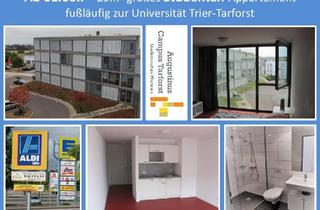 Wohnung mieten in Augustinusstraße, 54296 Trier, Ab 01.06.: 29m2 großes Studenten m/w/d - Appartement in Trier, Uni-Nähe