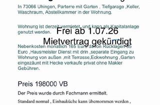 Wohnung kaufen in 73066 Uhingen, Uhingen - 2.5 Zimmer Wohnung Uhingen