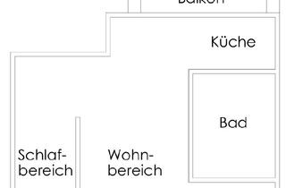 Wohnung mieten in Bahnhofstrasse 55, 74348 Lauffen, 1,5 Zimmer Singlewohnung in Toplage
