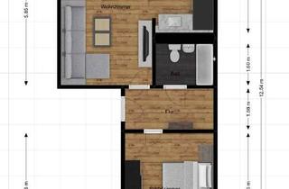 Wohnung mieten in Am Mühlenberg 33, 39326 Zielitz, 2-Raum Wohnung mit Waldblick
