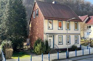 Einfamilienhaus kaufen in Hübichweg 30, 37539 Bad Grund, Einfamilienhaus mit großem Grundstück und Garagengebäude