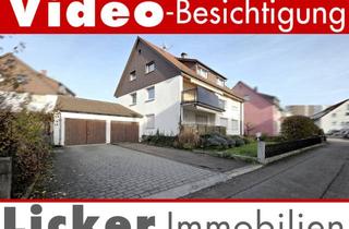 Haus kaufen in 73760 Ostfildern, 3 Fam.-Haus mit Doppelgarage, Werkstättle und Garten