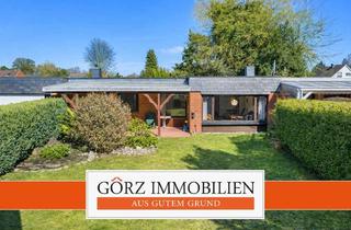 Haus kaufen in 24558 Henstedt-Ulzburg, Gepflegter Winkelbungalow in ruhiger Sackgassenlage mit uneinsehbarem Garten