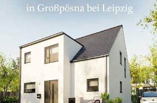 Haus kaufen in 04463 Großpösna, MODERNES FAMILIENHAUS + BAUGRUNDSTÜCK IN GROßPÖSNA Wohnen im Grünen – nur Minuten von Leipzig