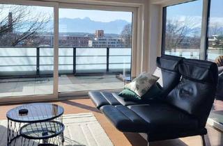 Immobilie mieten in 83059 Kolbermoor, Möblierte Penthouse-Wohnung mit Dachterrasse in Kolbermoor