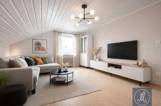 Wohnung kaufen in 93128 Regenstauf, 4,9 % Rendite – 4-Zi.-DG-Wohnung mit Garage, sofort frei | Regenstauf-Diesenbach