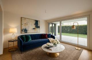 Wohnung kaufen in 79219 Staufen, Moderne barrierefreie Erdgeschosswohnung mit Terasse und Garten!