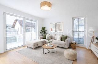 Wohnung kaufen in 82008 Unterhaching, Klein, fein – und mit zwei Lieblingsplätzen im Freien: 2-Zimmer-Whg. mit Terrasse & Balkon