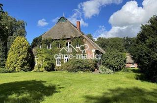 Bauernhaus kaufen in 27628 Hagen, Großzügiges Anwesen unter Reet mit großem parkähnlichem Grundstück - vielseitig nutzbar.