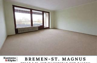 Wohnung kaufen in 28759 St. Magnus, Geräumige 3 Zi. mit 93qm & Balkon in beliebter Wohnlage von St. Magnus