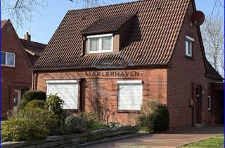 Einfamilienhaus kaufen in Marienstr. 32, 26452 Sande, Wohnen am Ems Jade Kanal in Toplage mit großem Garten, Wintergarten und Garage. Hinterland Bauplatz